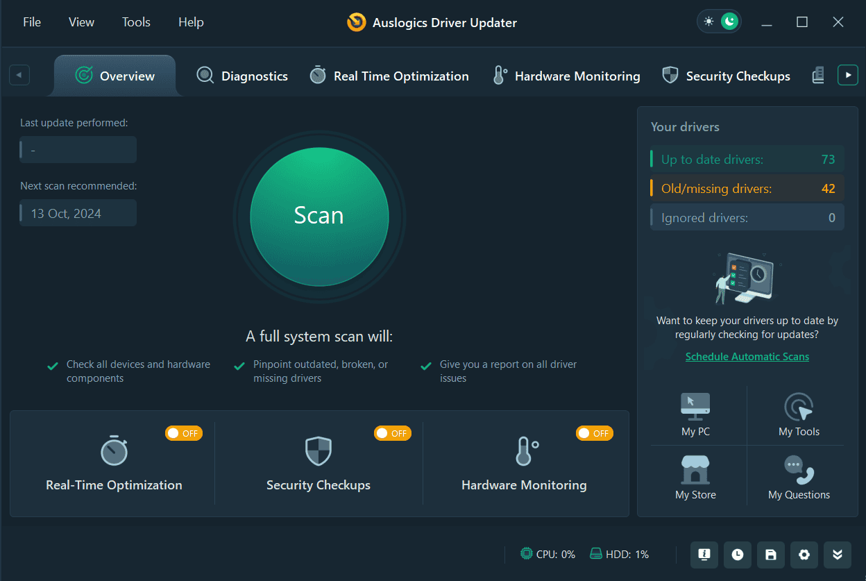 تحميل مجاني لـ Auslogics Driver تحميل برنامج التحديث مجانًا