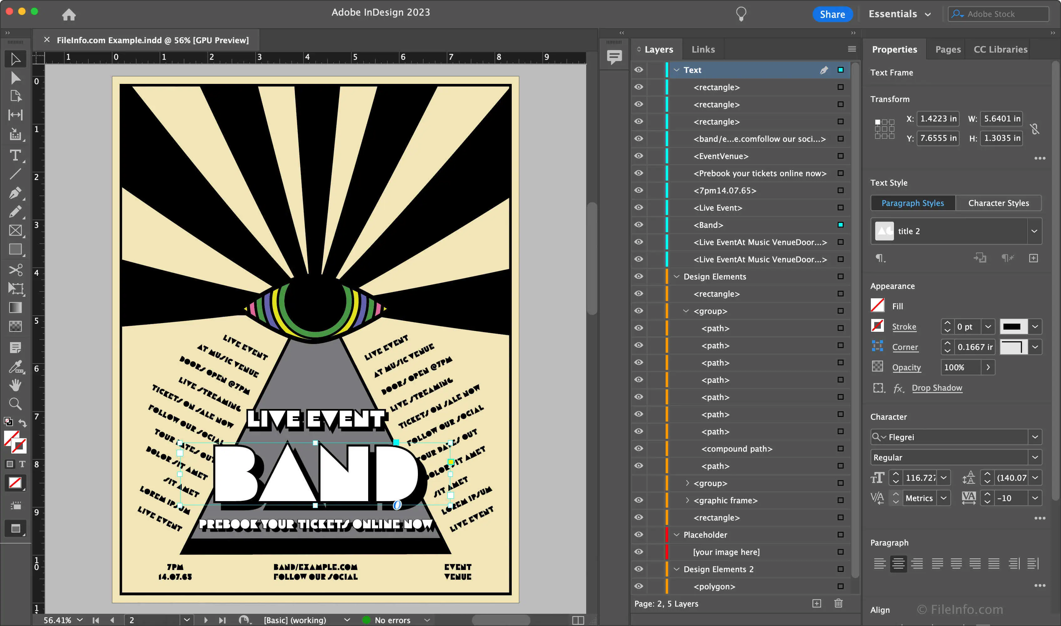 تحميل برنامج Adobe InDesign CC 2023 مجانًا