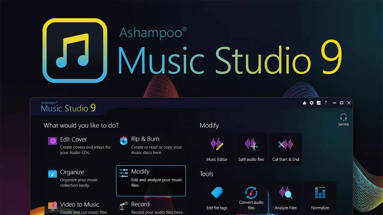 تنزيل Ashampoo Music Studio مجانًا