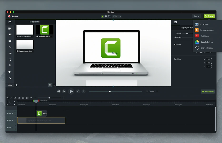 تحميل كامتازيا ستوديو Camtasia Studio 9 مفعل كامل مجاناً