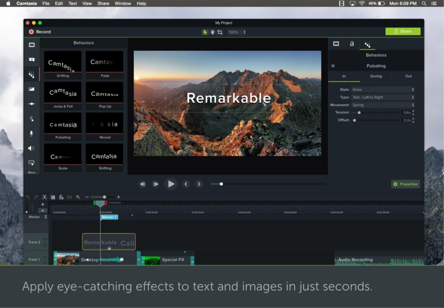 تحميل كامتازيا ستوديو Camtasia Studio 9 مفعل كامل مجاناً
