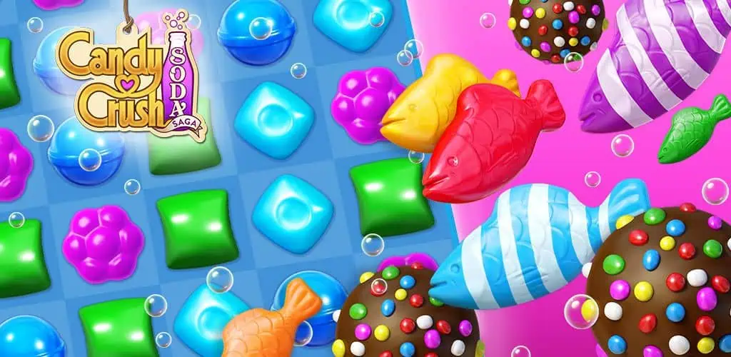 تنزيل لعبة كاندي كراش صودا مهكرة 2025 Candy Crush مجاناً