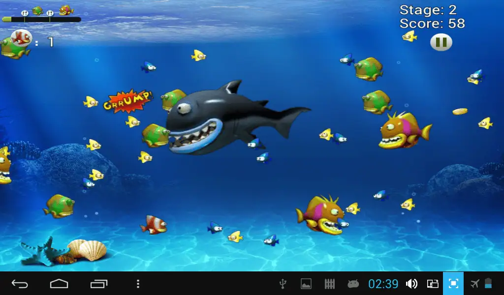تحميل لعبة السمكة الشقية Feeding Frenzy للكمبيوتر 2025 مجانا