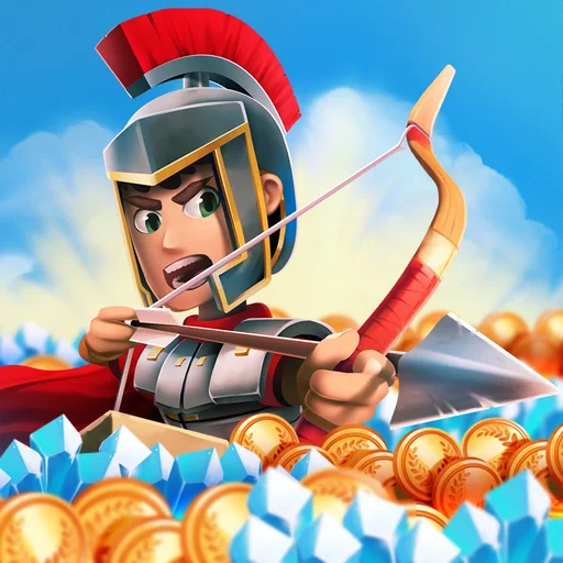 تنزيل لعبة Grow Empire Rome مهكرة 2025 للأندرويد APK مجاناً