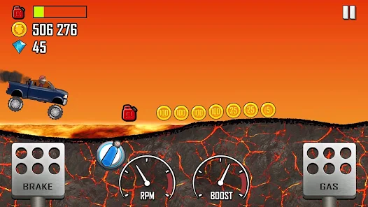 تحميل لعبة Hill Climb Racing مهكرة 2025 للأندرويد APK مجاناً