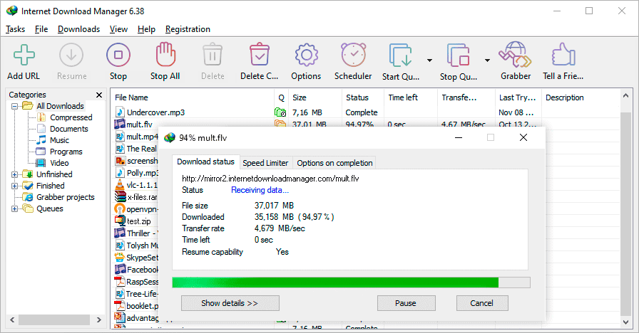 تنزيل Internet Download Manager مجانًا