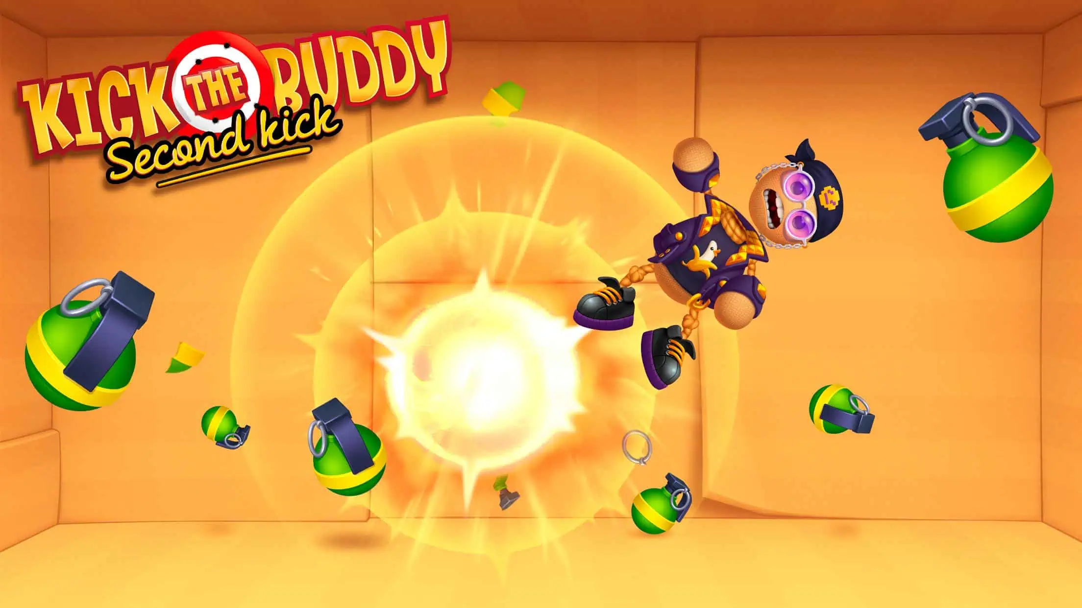 تحميل لعبة Kick the Buddy مهكرة 2025 للأندرويد APK مجاناً
