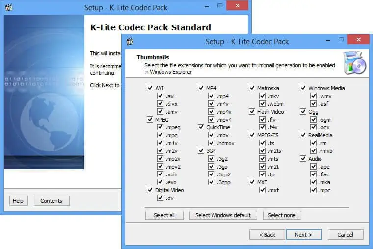 تنزيل K-Lite Codec Pack مجانًا
