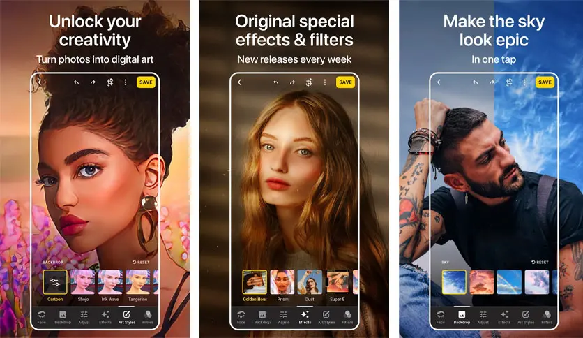 تحميل برنامج Lensa Premium مهكر 2025 للأندرويد APK مجاناً