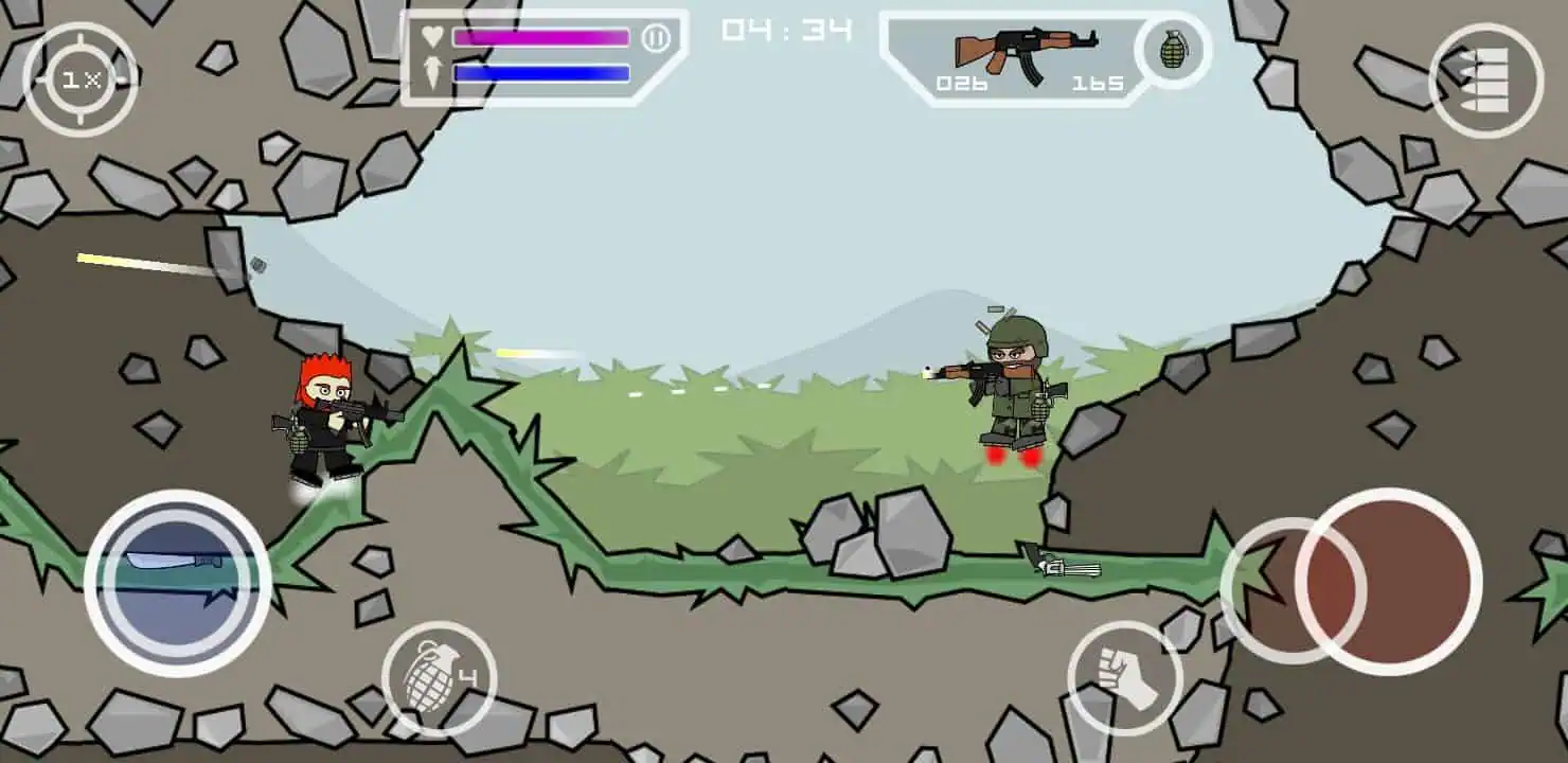تنزيل ميني ميليشيا Mini Militia مهكرة 2025 للأندرويد مجاناً