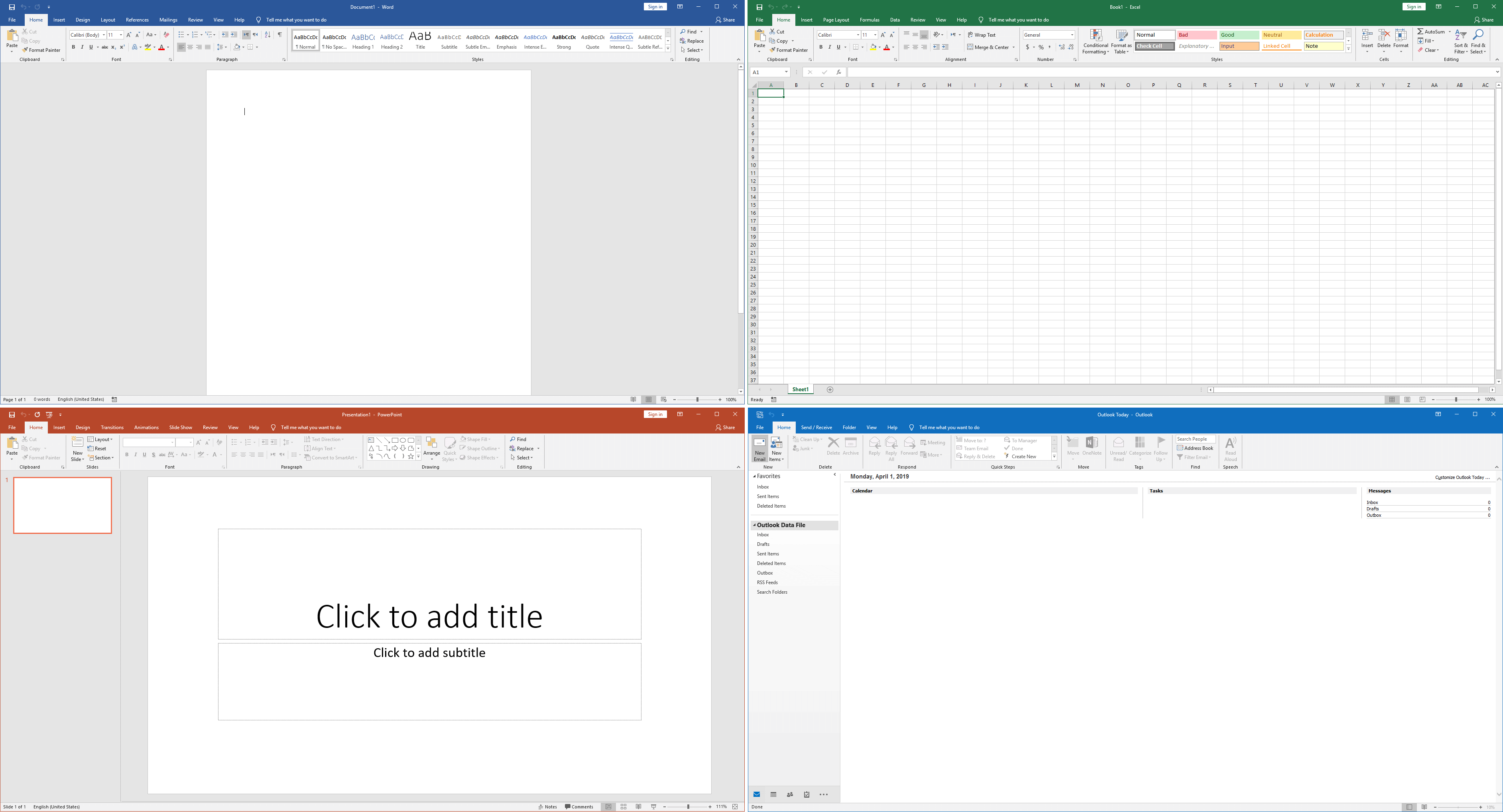 تنزيل Microsoft Office 2019 مجانًا