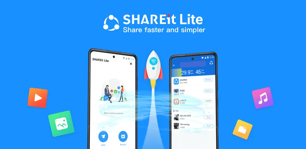 تنزيل شيرت لايت SHAREit Lite مهكر 2025 أخر إصدار APK مجاناً