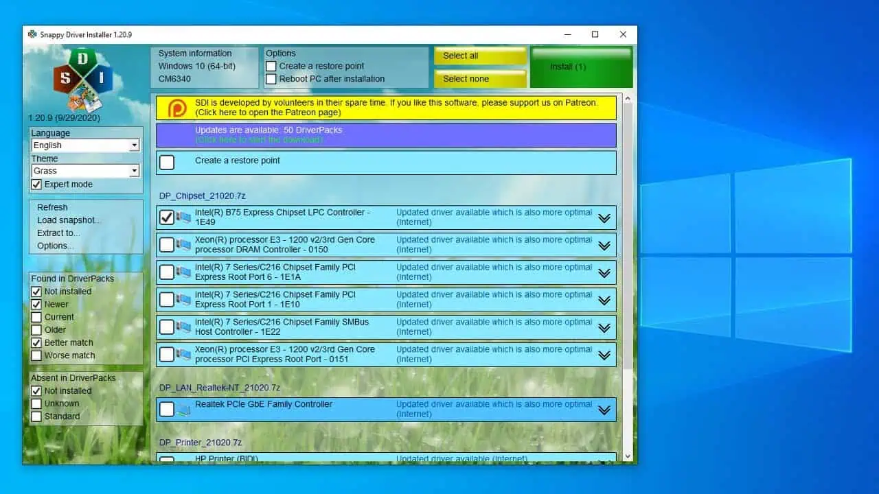 تحميل مجاني لـ Snappy Driver Installer