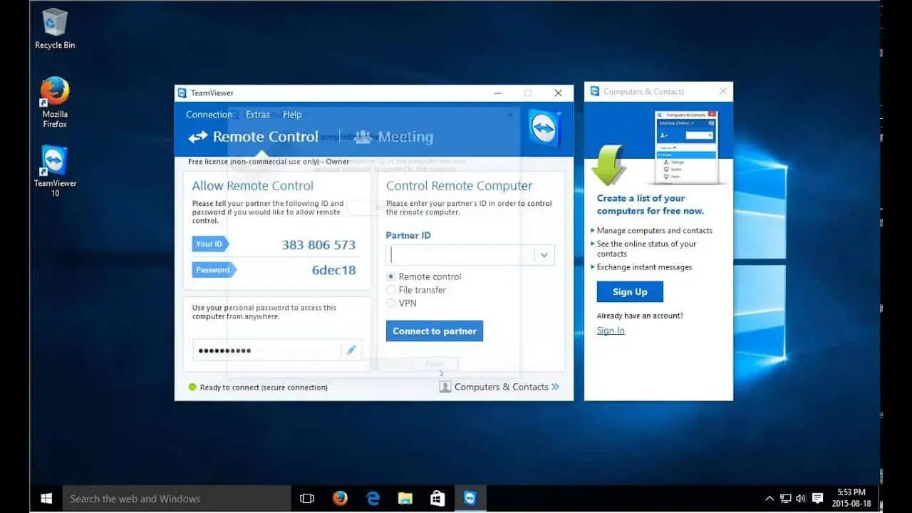 تنزيل TeamViewer مجانًا