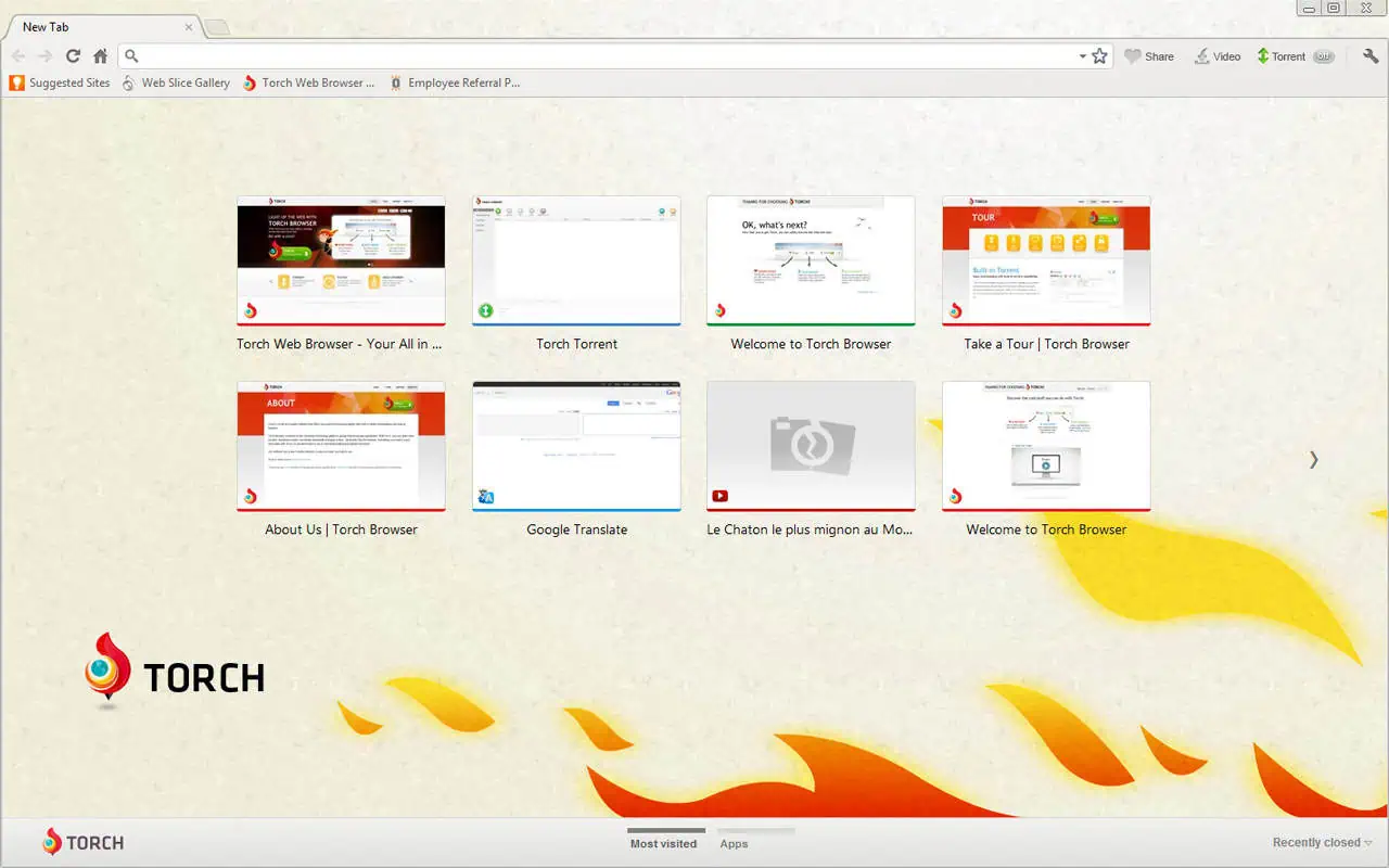 تحميل متصفح تورش Torch Browser 2025 عربي كامل مجاناً