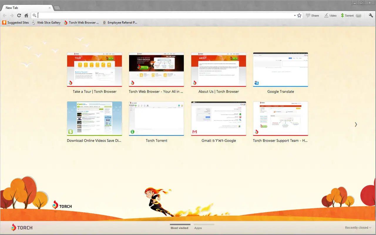 تحميل متصفح تورش Torch Browser 2025 عربي كامل مجاناً