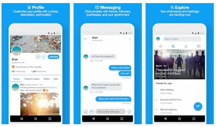 تنزيل تويتر لايت Twitter Lite مهكر 2025 للأندرويد APK مجاناً