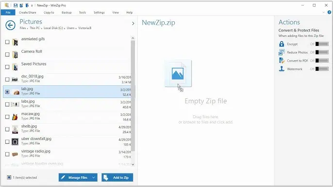 تنزيل Winzip مجانًا