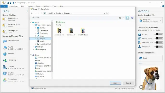 تنزيل Winzip مجانًا