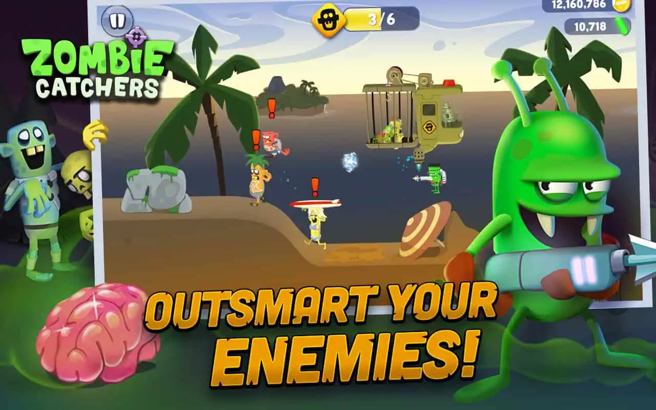 تحميل لعبة Zombie Catchers مهكرة 2025 للأندرويد APK مجاناً